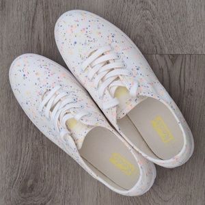 Keds Breezie Confetti Canvas shoes size 8 NWOT